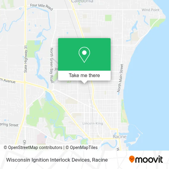 Wisconsin Ignition Interlock Devices map
