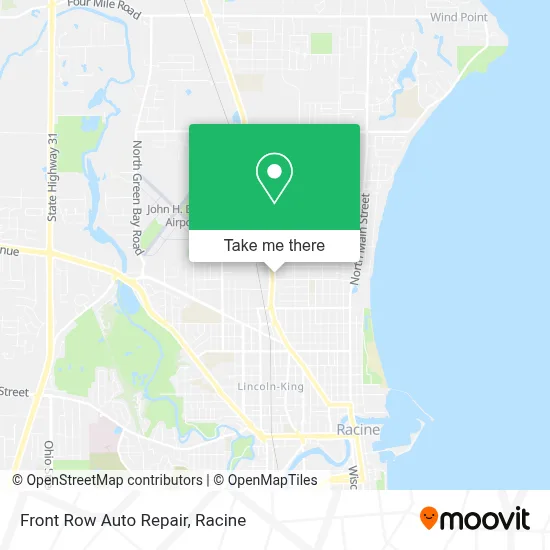 Front Row Auto Repair map