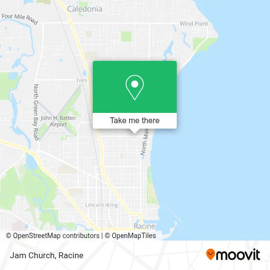 Jam Church map