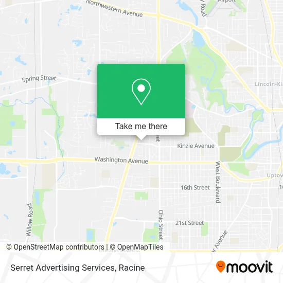 Serret Advertising Services map