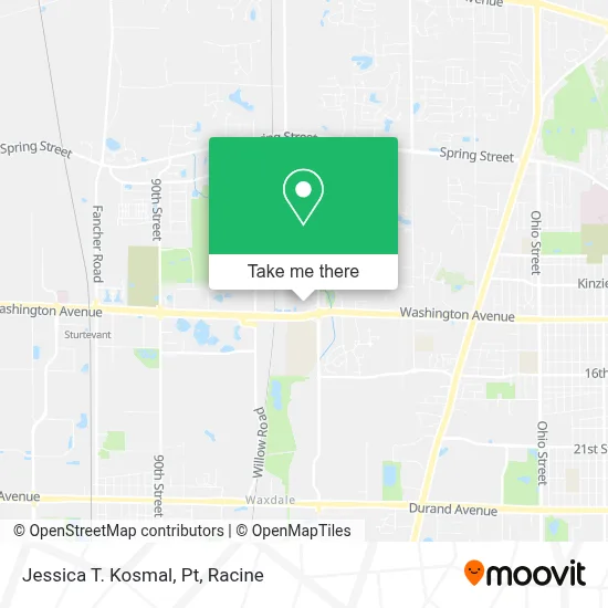 Jessica T. Kosmal, Pt map