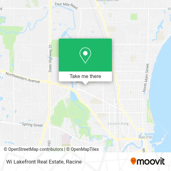 Wi Lakefront Real Estate map