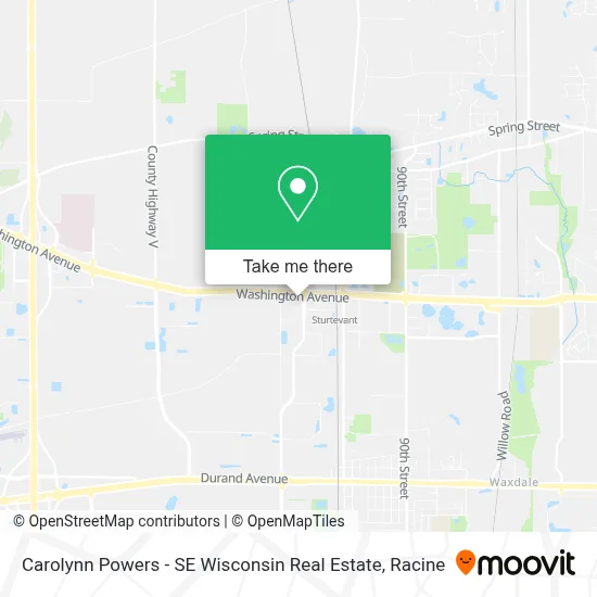 Carolynn Powers - SE Wisconsin Real Estate map