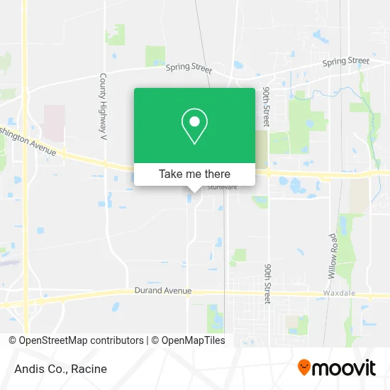 Andis Co. map