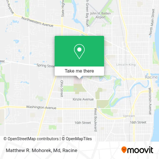Matthew R. Mohorek, Md map