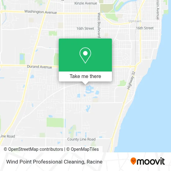 Wind Point Professional Cleaning map