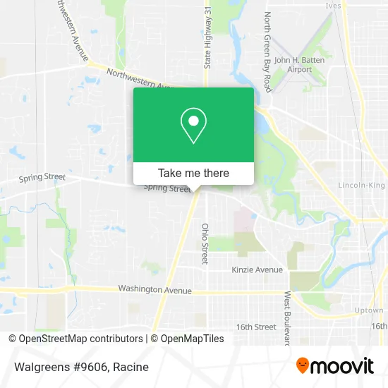 Walgreens #9606 map