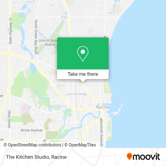 The Kitchen Studio map