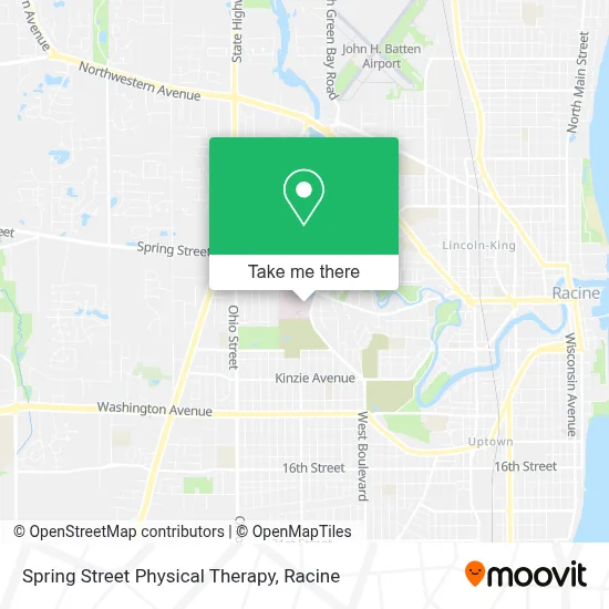 Spring Street Physical Therapy map