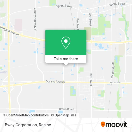 Bway Corporation map