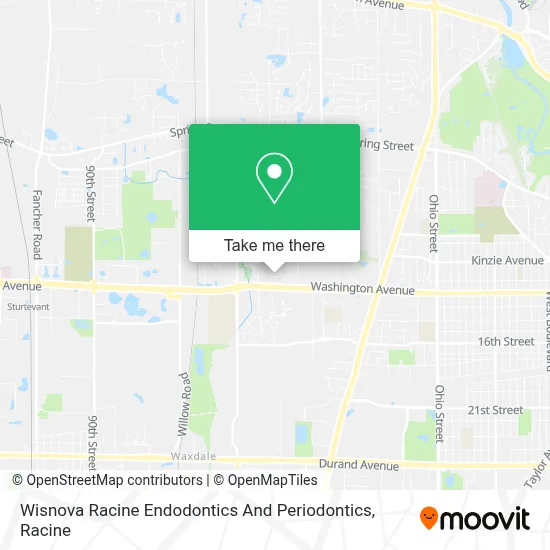 Wisnova Racine Endodontics And Periodontics map