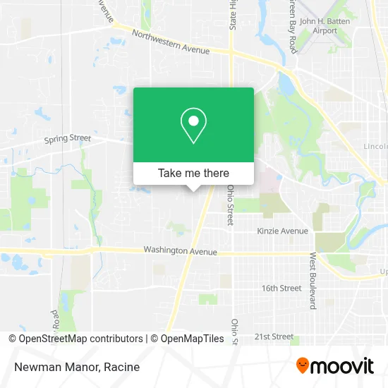 Newman Manor map