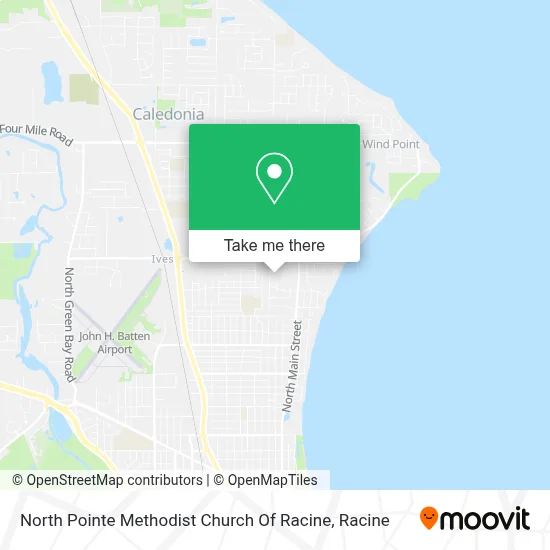 North Pointe Methodist Church Of Racine map