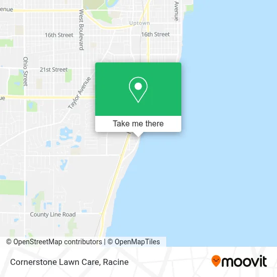 Cornerstone Lawn Care map