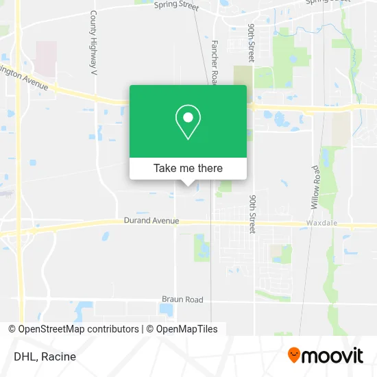 DHL map