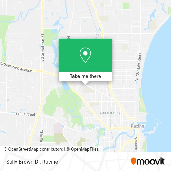 Sally Brown Dr map