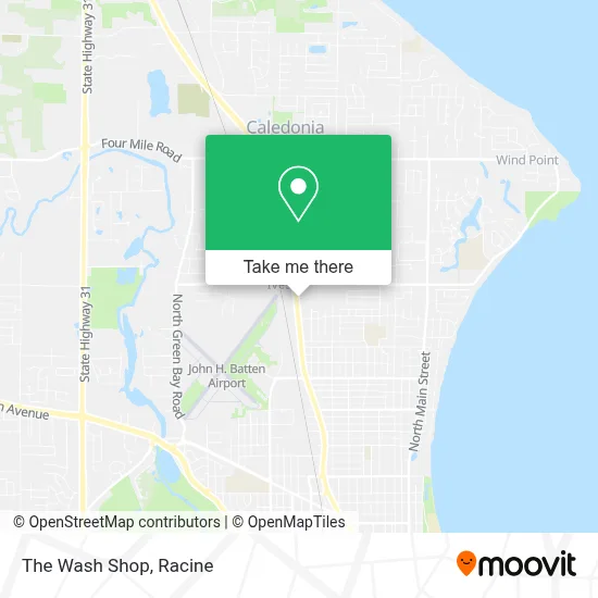 The Wash Shop map