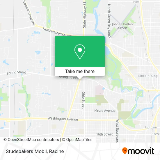 Studebakers Mobil map