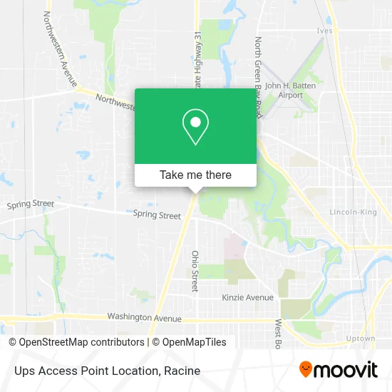 Ups Access Point Location map