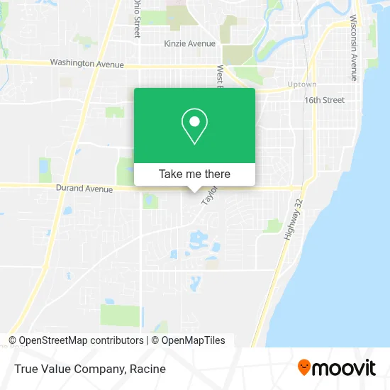 True Value Company map
