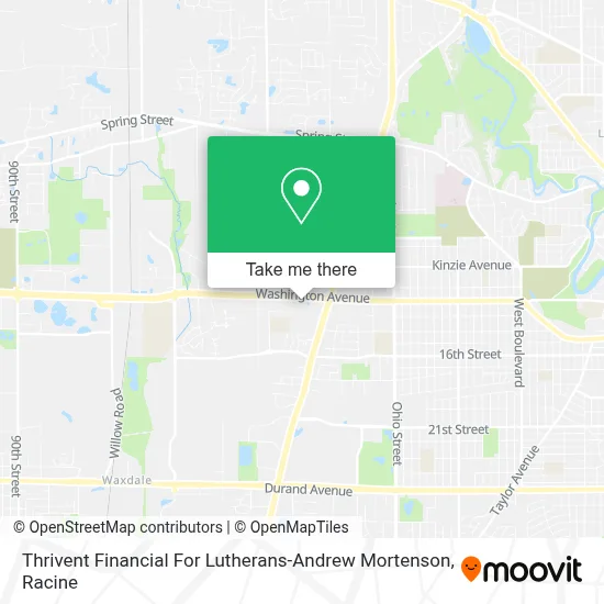Thrivent Financial For Lutherans-Andrew Mortenson map