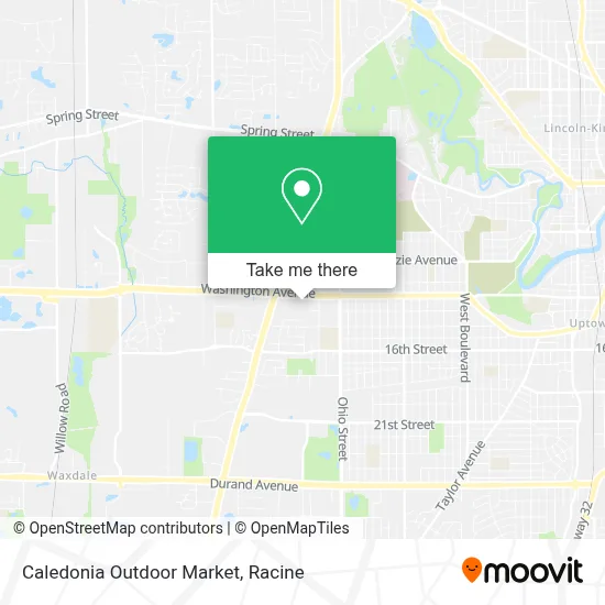 Caledonia Outdoor Market map