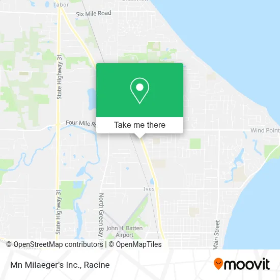 Mn Milaeger's Inc. map