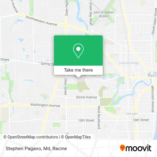 Stephen Pagano, Md map