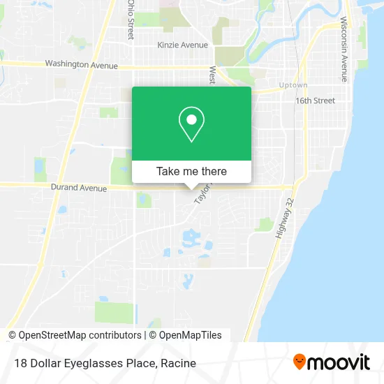 18 Dollar Eyeglasses Place map