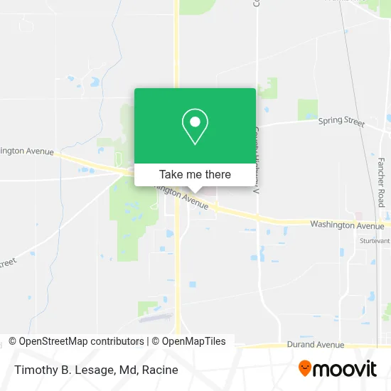 Timothy B. Lesage, Md map