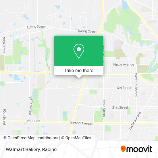 Walmart Bakery map