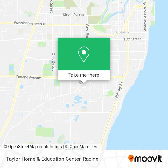 Taylor Home & Education Center map