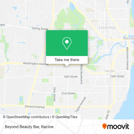 Beyond Beauty Bar map
