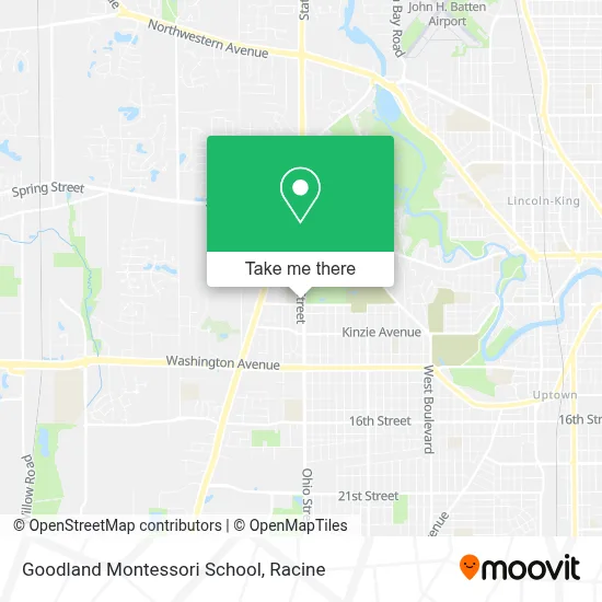 Goodland Montessori School map