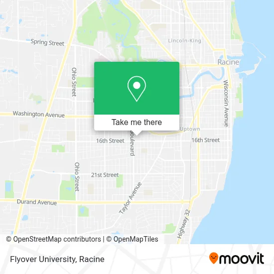 Flyover University map
