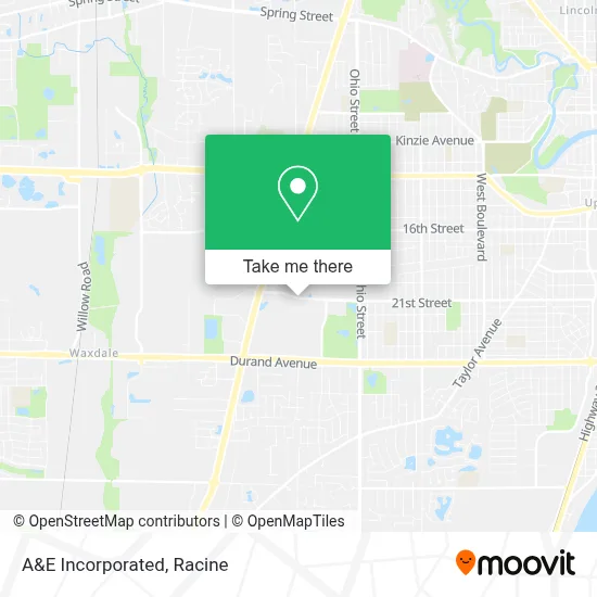 A&E Incorporated map