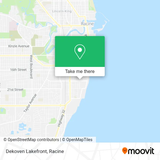Dekoven Lakefront map