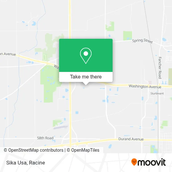 Sika Usa map