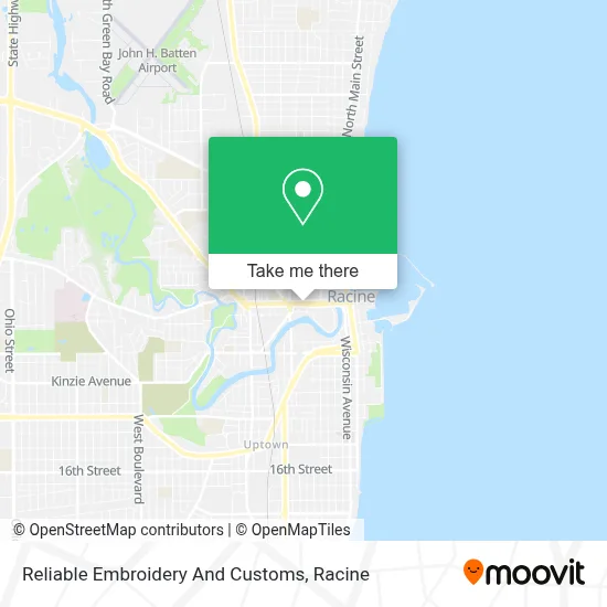 Reliable Embroidery And Customs map