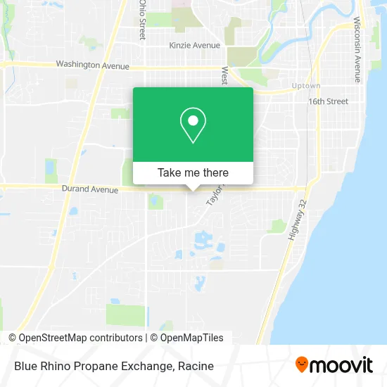 Blue Rhino Propane Exchange map