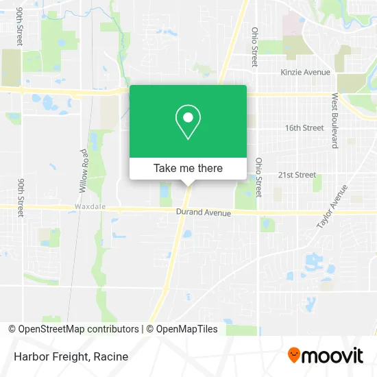 Harbor Freight map