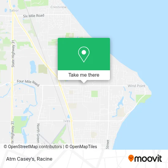 Atm Casey's map