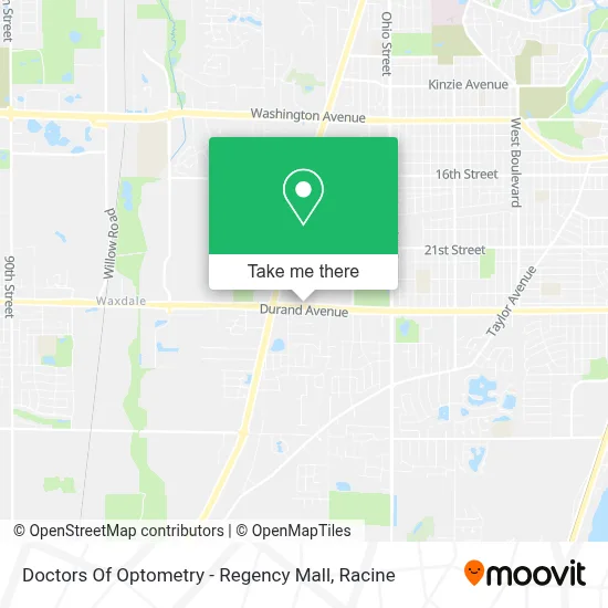 Doctors Of Optometry - Regency Mall map