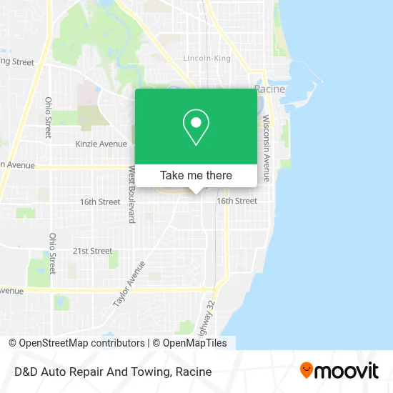 D&D Auto Repair And Towing map
