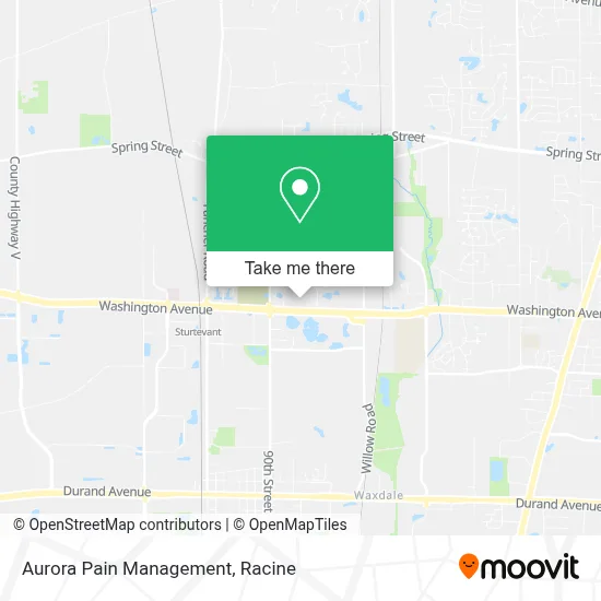 Aurora Pain Management map