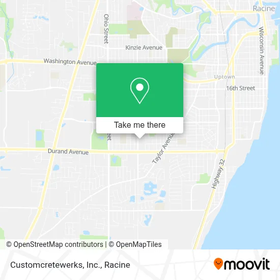 Customcretewerks, Inc. map