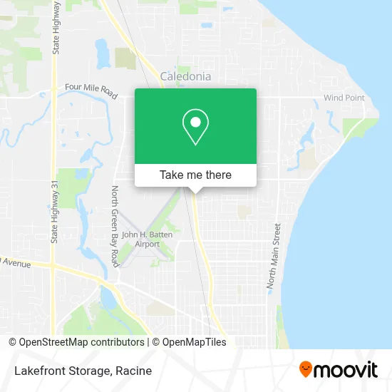 Lakefront Storage map