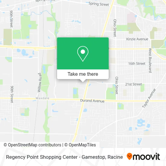 Regency Point Shopping Center - Gamestop map