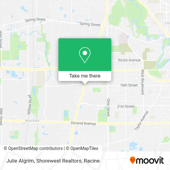 Julie Algrim, Shorewest Realtors map