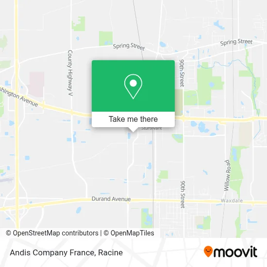 Andis Company France map